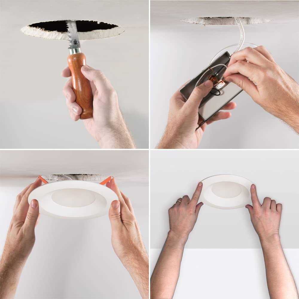 6 LED Downlight, 30/40/50K, White by Halo LTB6089FS351EWHDMR