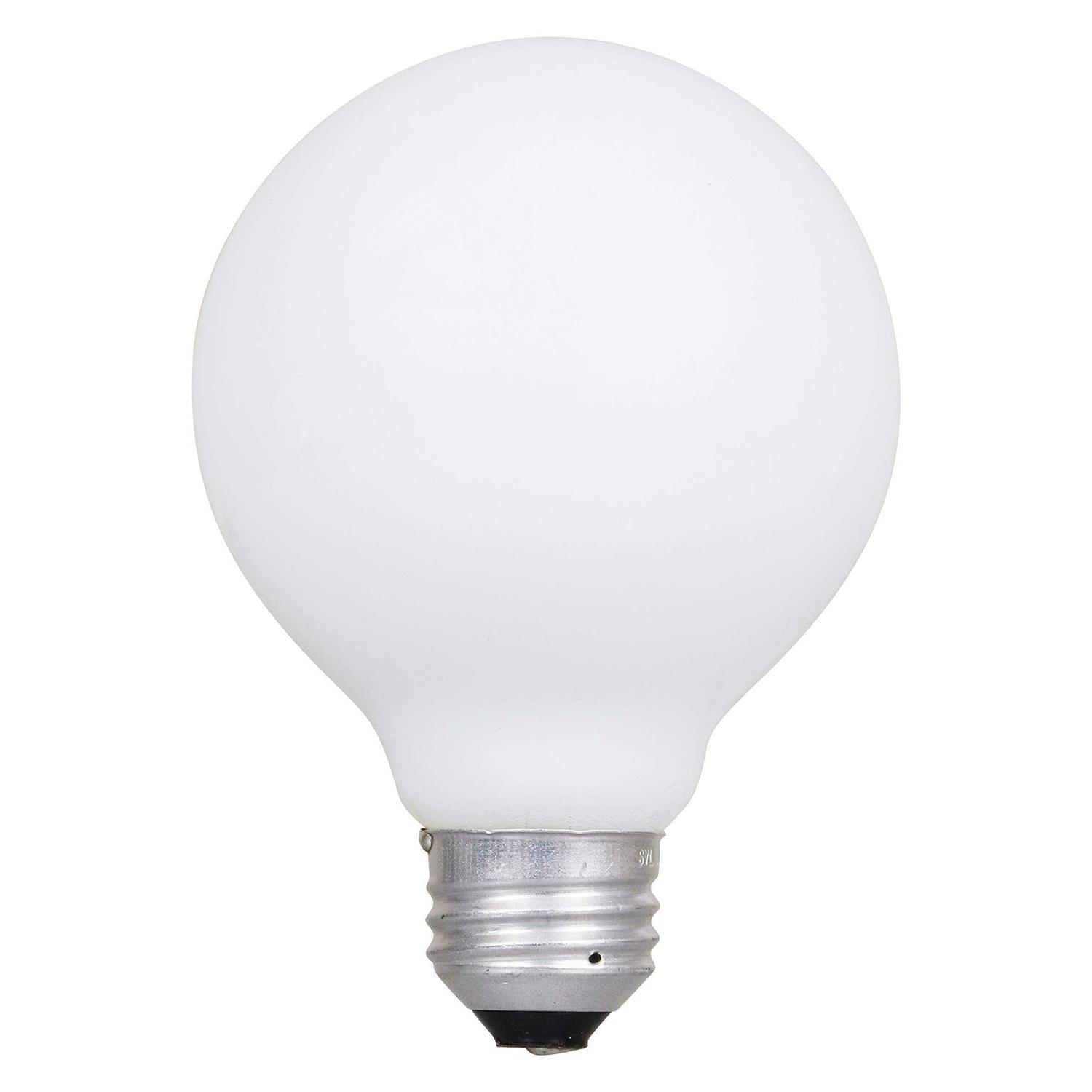 Sylvania Incandescent Double Life Décor Globe Light Bulb 40W G25