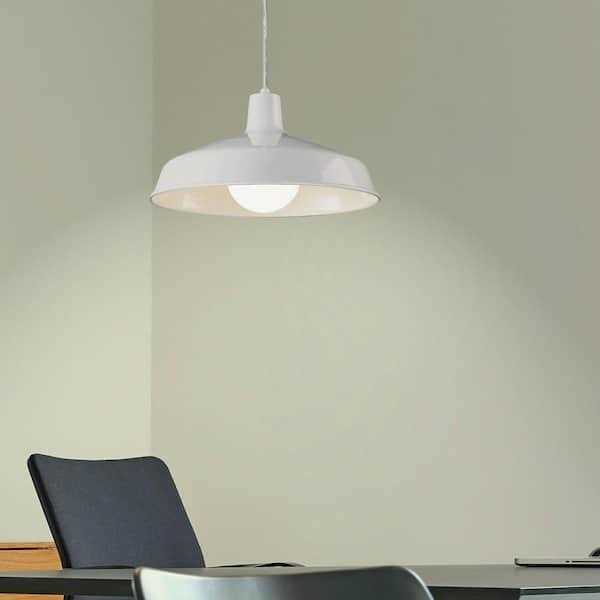 Trans Globe Lighting 1100 WH 1 Light Pendant