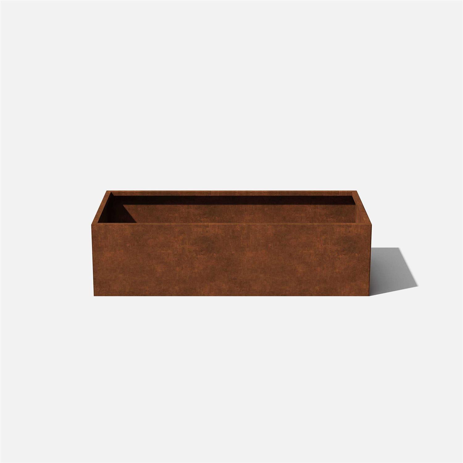 Veradek 4 ft Corten Steel Garden Bed