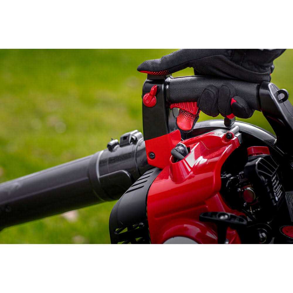 Troy-Bilt 205 MPH 450 CFM 27cc 2-Cycle Full-Crank Engine Gas Leaf Blower with Vacuum Kit Included