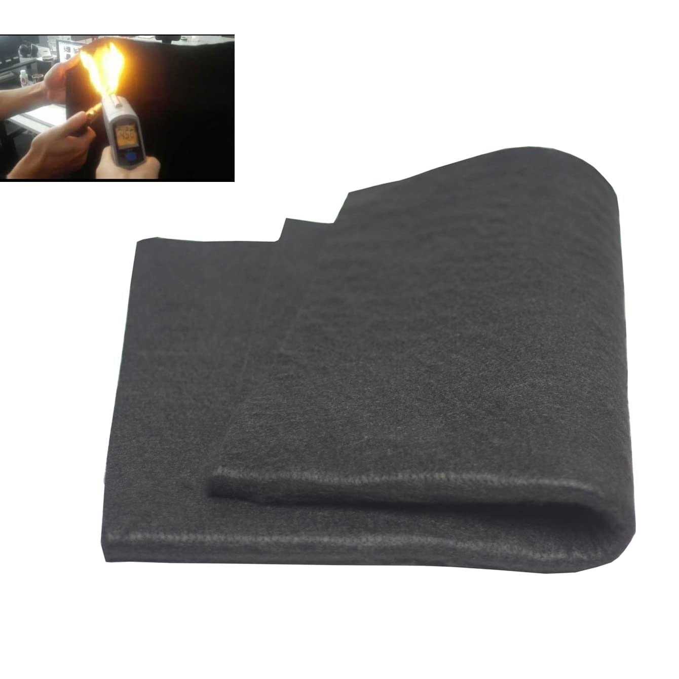 HANSWAY High Temp 18X24X1/4&” 6MM Felt Carbon Fiber Welding Blankets