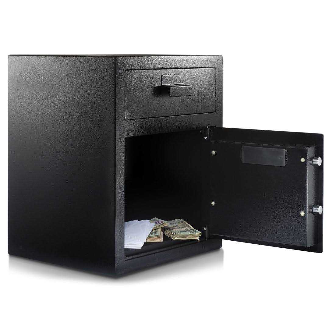 AdirOffice Digital Depository Safe Dual Lock