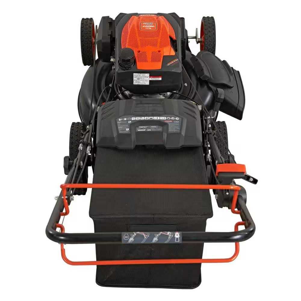 YARDMAX 22 in. 201 cc SELECT PACE 6 Speed CVT High Wheel FWD 3-in-1 Gas Walk Behind Self Propelled Lawn Mower