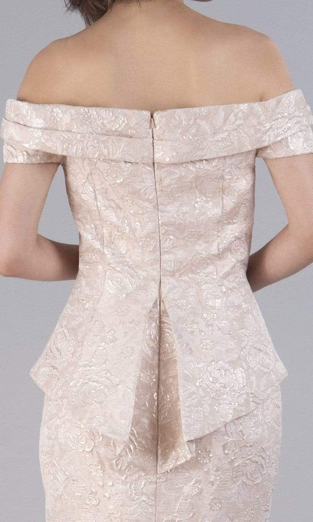 20509 Off Shoulder Lace Mermaid Gown