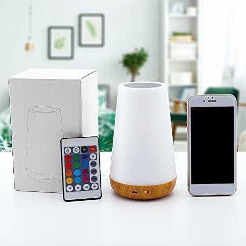 THAUSDAS Night Light Dimmable Touch Lamp For Bedroom Portable Table Bedside Lamp