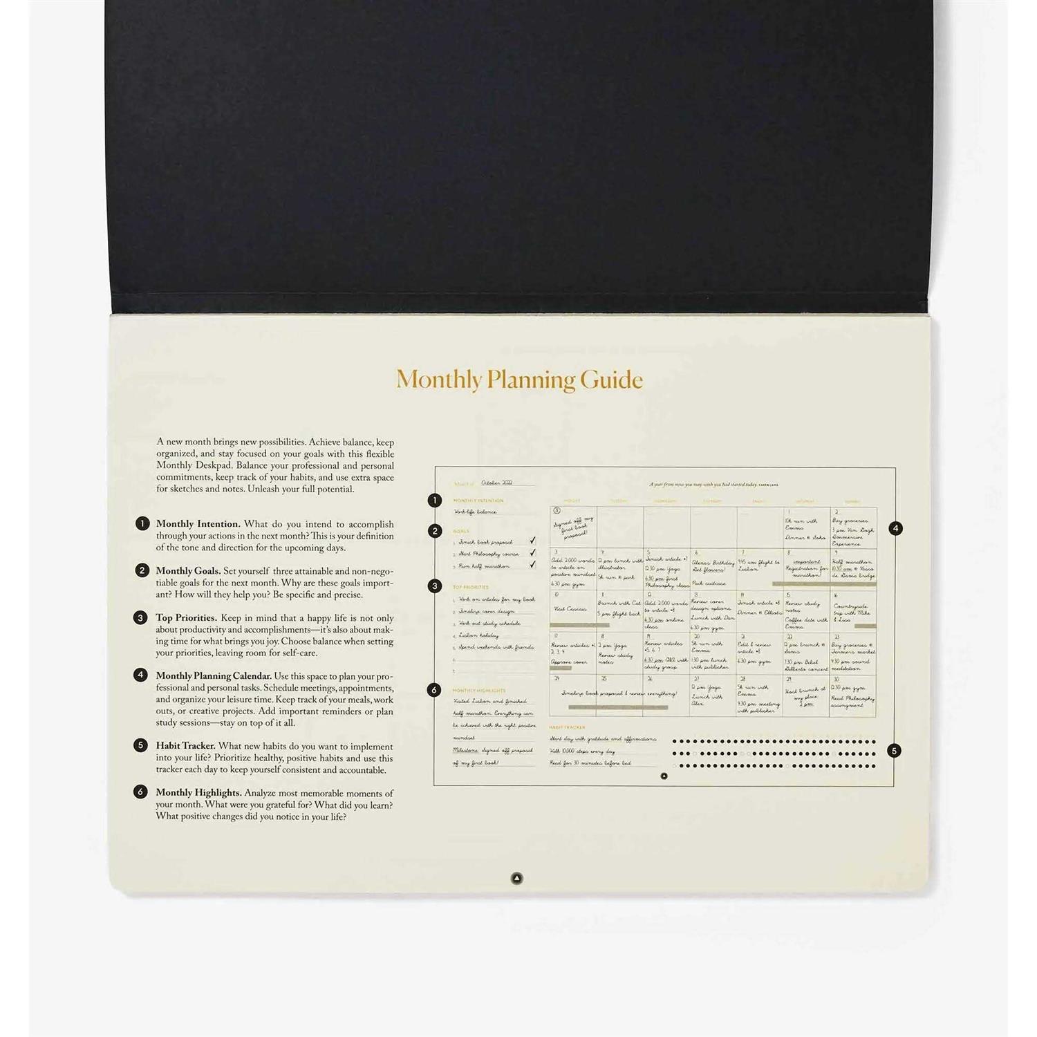 Intelligent Change Productivity Monthly Desk Pad