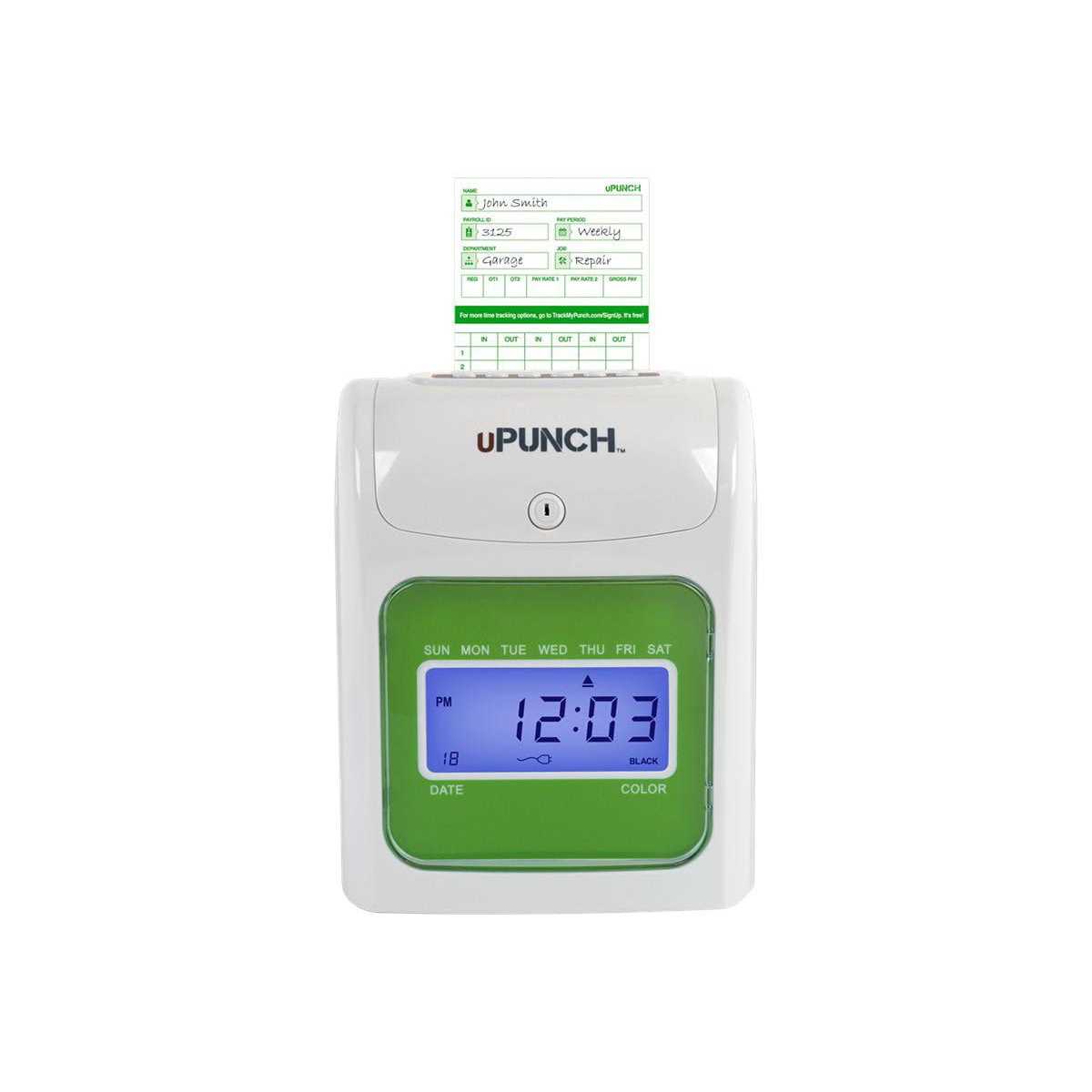 uPunch HN1500 Electronic Non-Calculating Time Clock Bundle