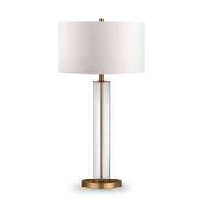 Adesso Barton Table Lamp Antique Brass
