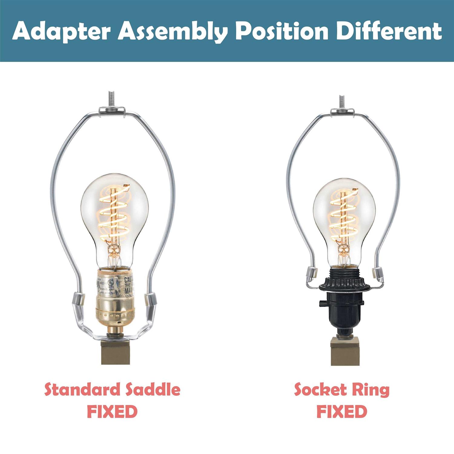 Aspen Creative Lamp Harp with Saddle