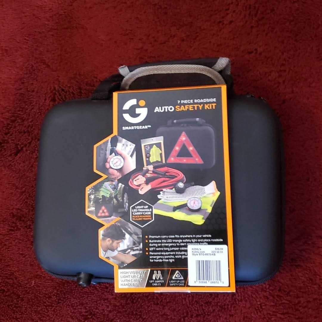 Smartgear Emergency Kit 7 piece Roadside STG-6670-KB