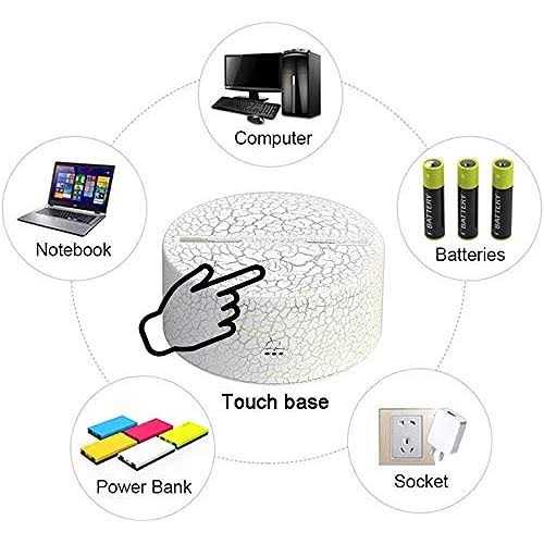 Superhero 3D Night Light,QIKI Spiderman Toys for Boys Fun Mens Gadget Gifts Ideas