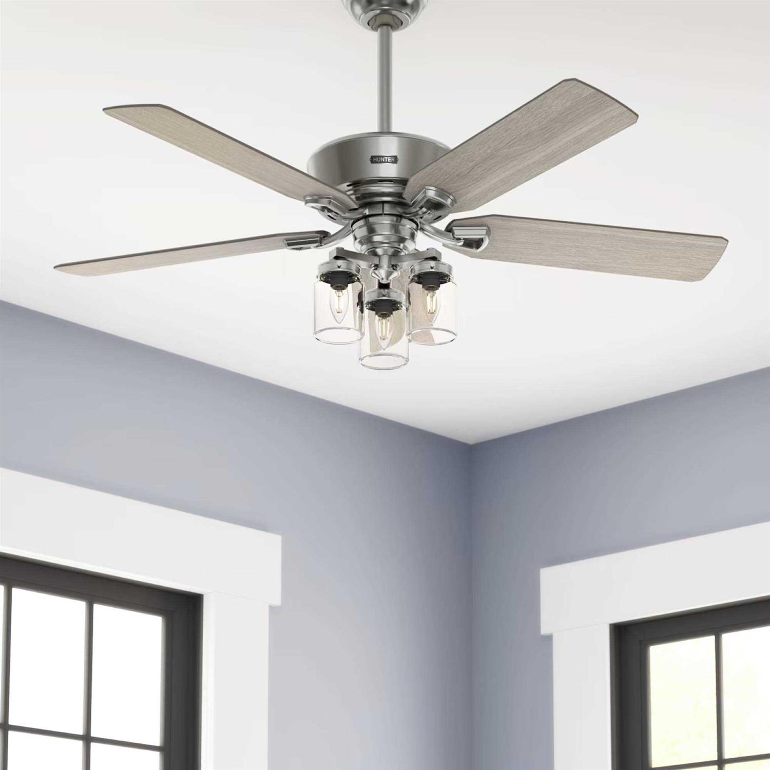 52 Hunter Devon Park Ceiling Fan with LED Module 50604
