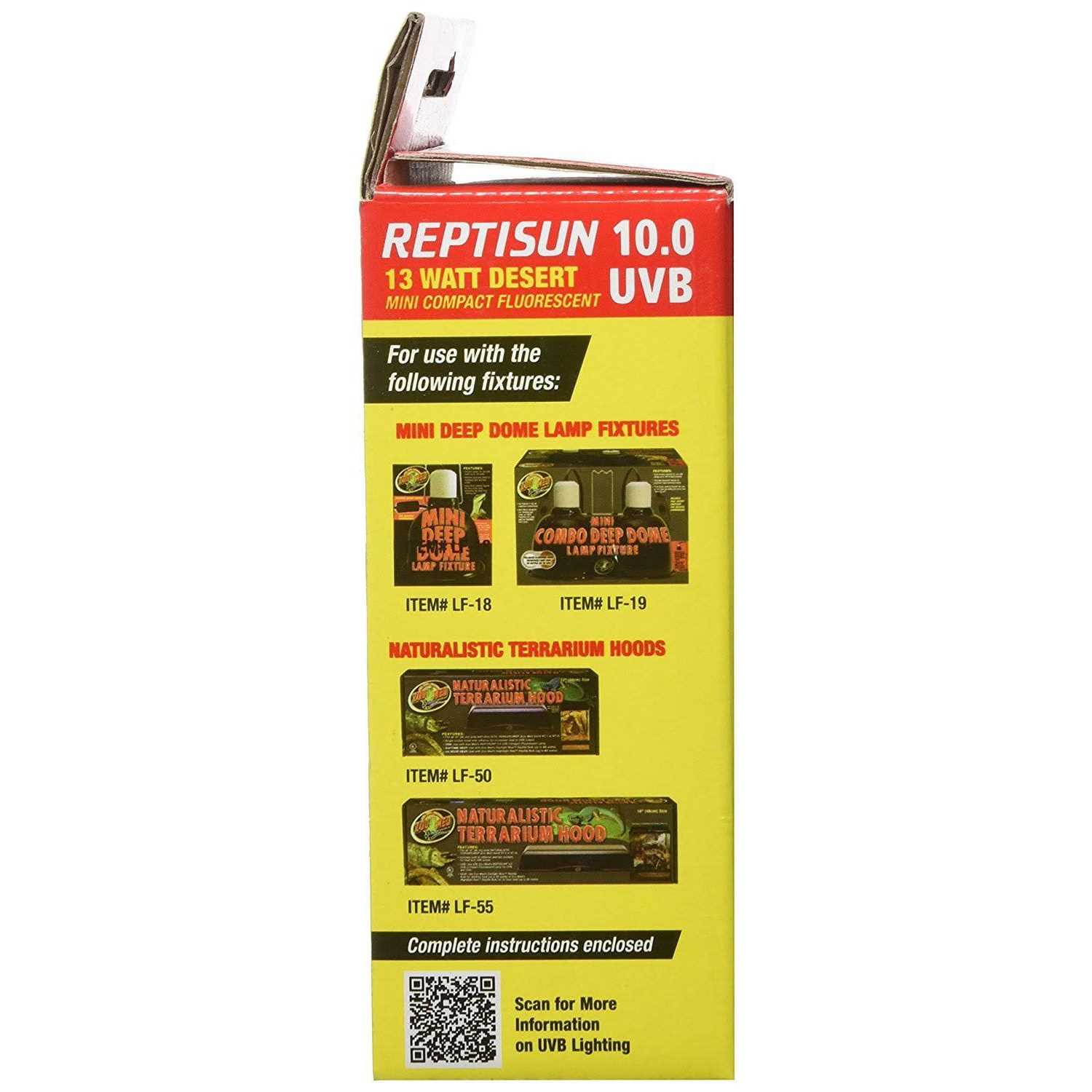 Zoo Med ReptiSun 5.0 Mini Compact Fluorescent UVB Bulb