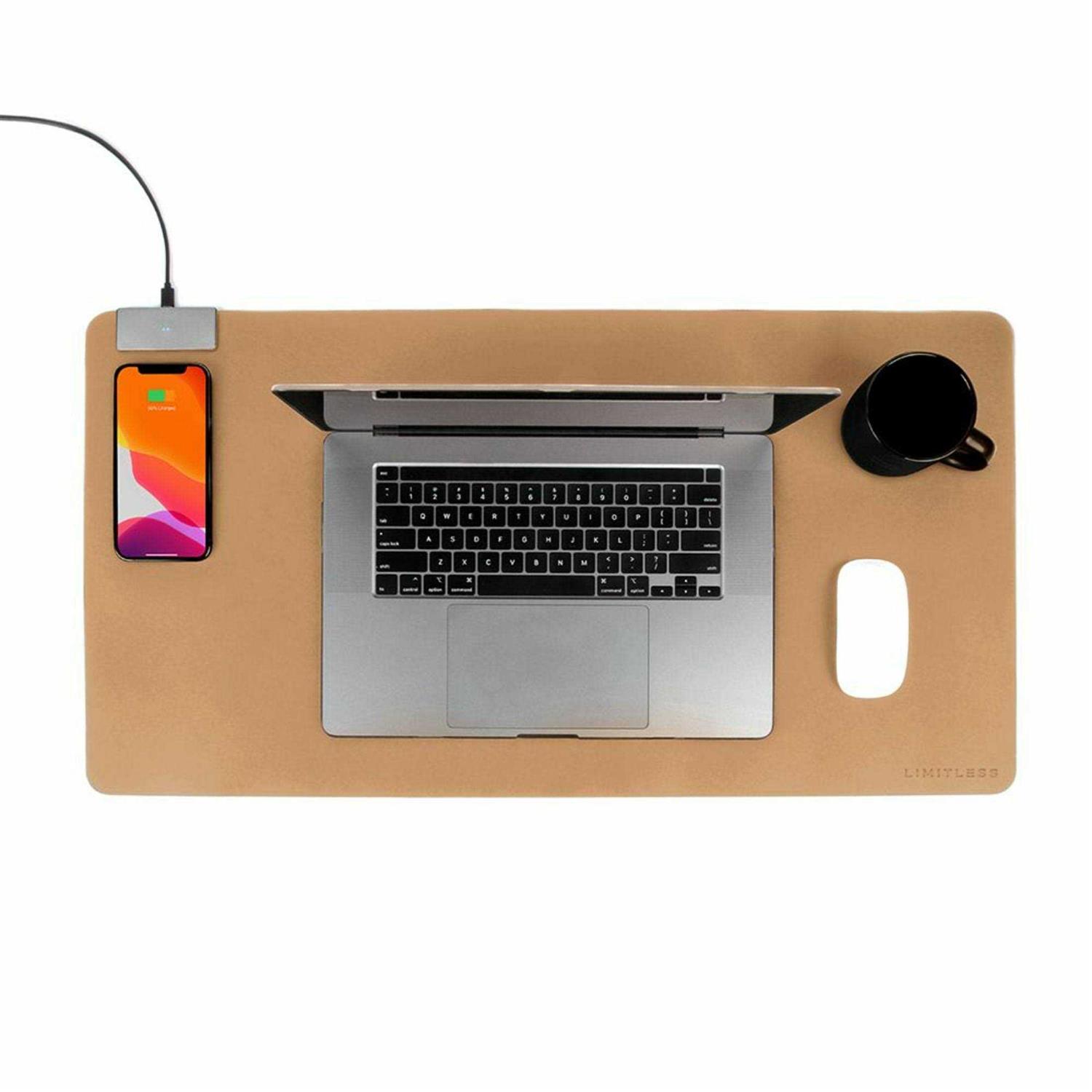 Limitless DeskPad Pro 10W Wireless Surface Mat with Cable