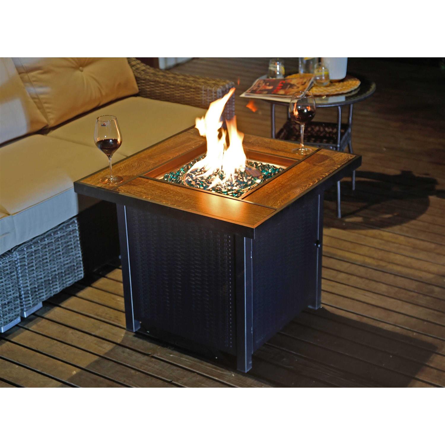 HeatMaxx 30 in. 50,000 BTU Propane Gas Fire Pit Table