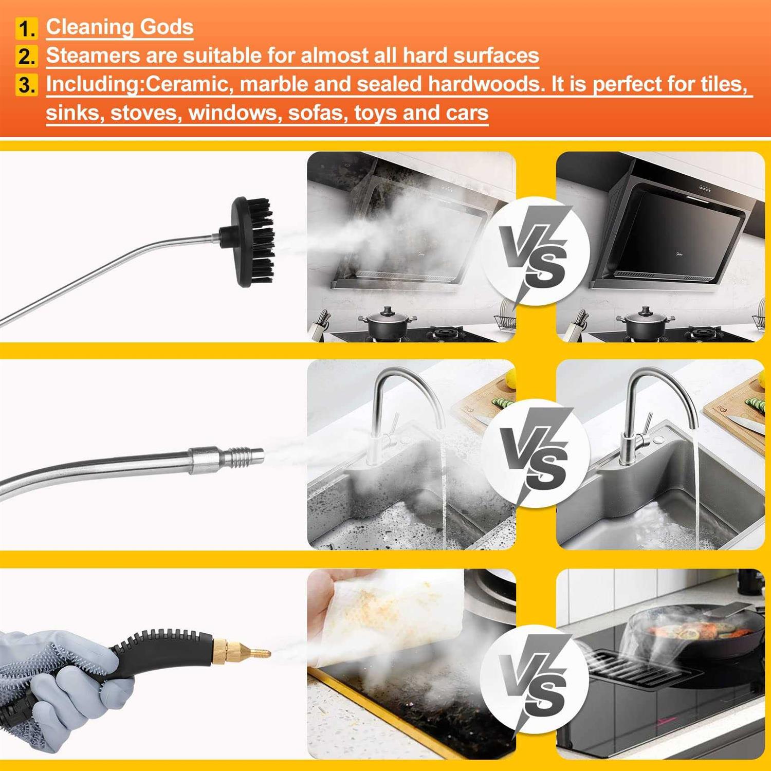 2500W High Pressure Steam Cleaner