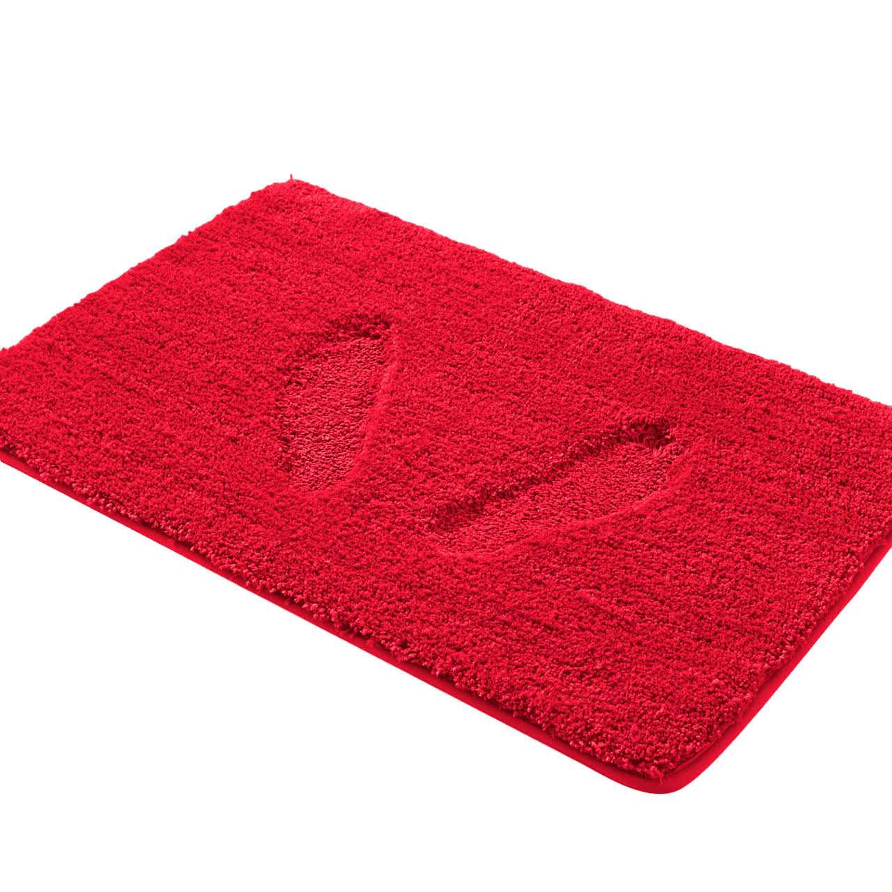 Yafa Home Fashion 1 Piece Solid Microfiber Soft Bathroom Rug
