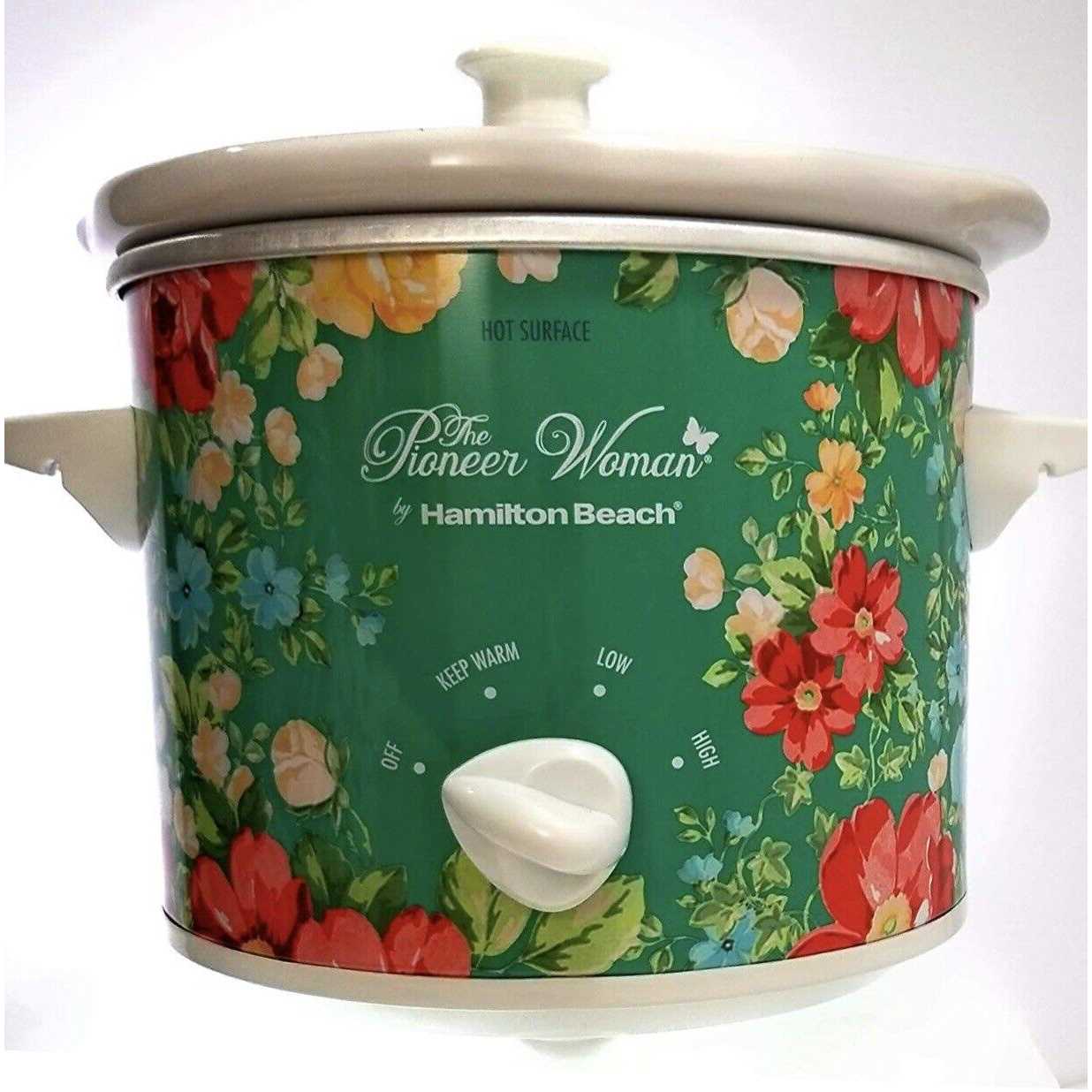 The Pioneer Woman Slow Cooker 1.5 Quart Twin Pack Floral and Vintage Floral