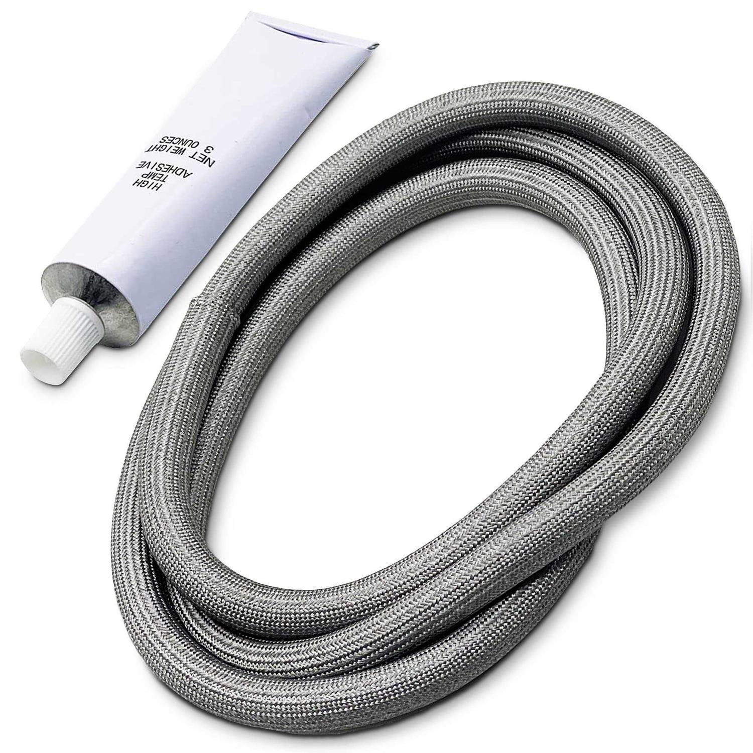 Whole Parts Dryer Door Seal Part # W10906683 Replacement and Compatible with Some Crosley, Kenmore and Whirlpool Dryers