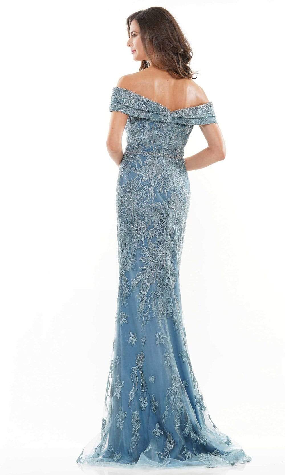 RD2737 Beaded Lace Mermaid Gown