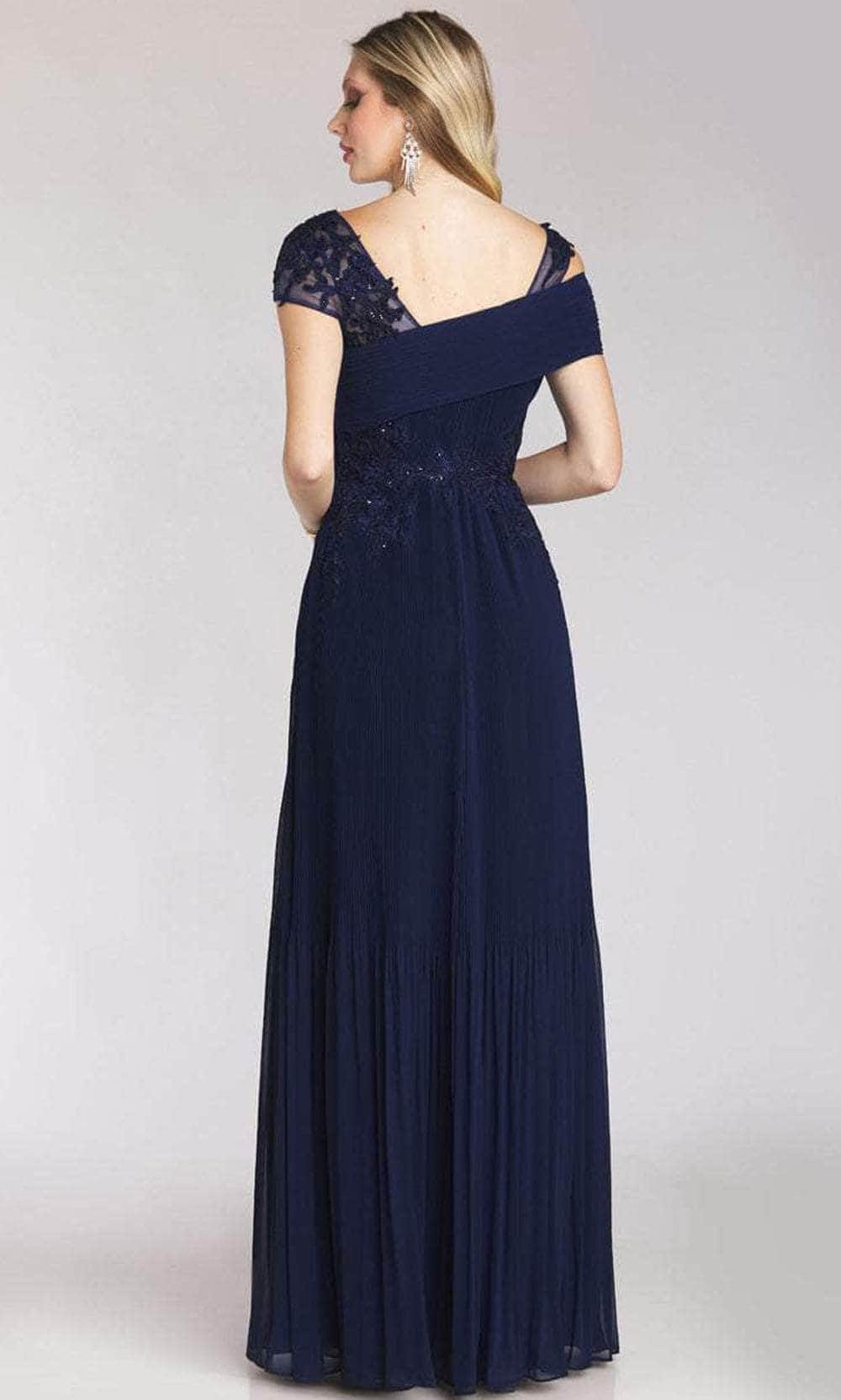 Refined Cap Sleeved Evening Dress