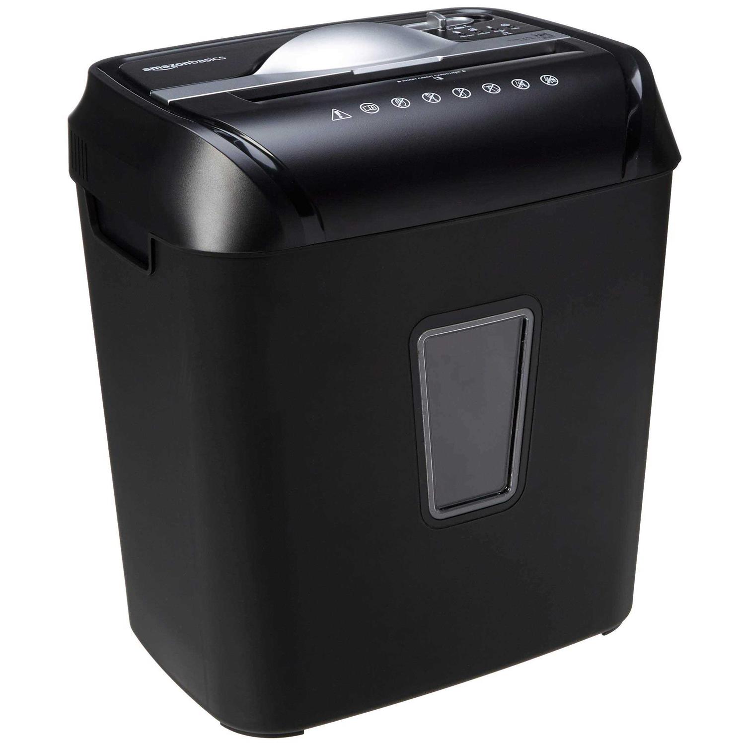 Amazon Basics Basics 12-Sheet Cross-Cut Paper and Credit Card Home Office Shredder