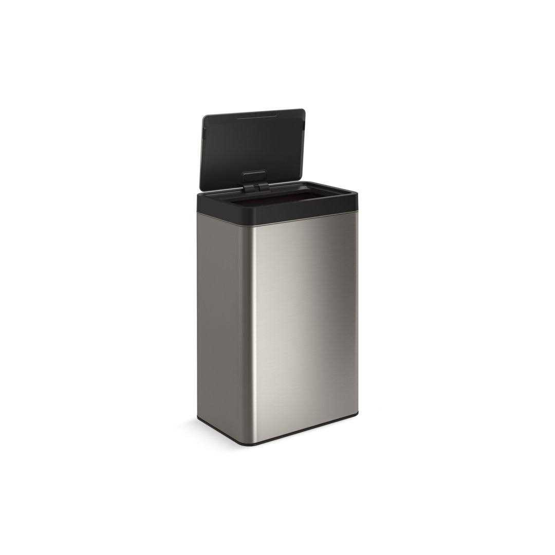 13-gallon touchless Stainless steel trash can KOHLER 23825