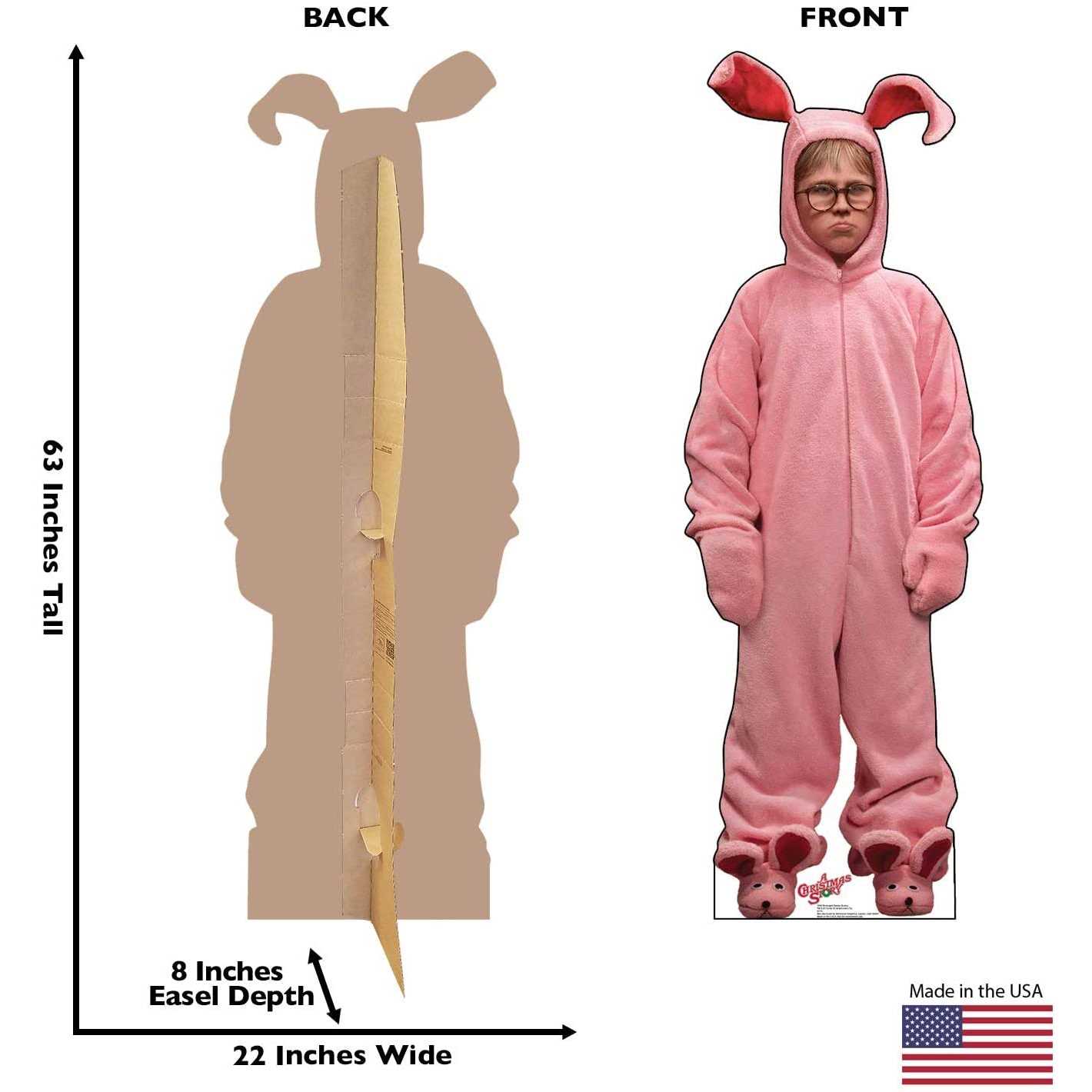 Advanced Graphics Deranged Easter Bunny A Christmas Story Cardboard Cutout Standup Standee