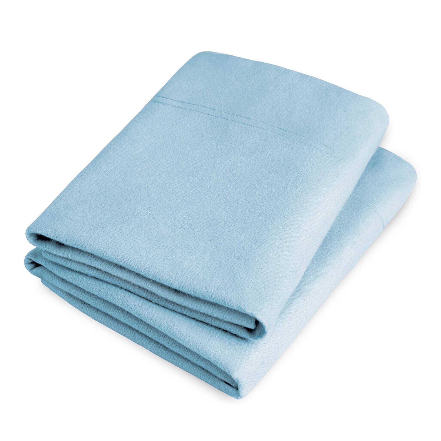 Bare Home Flannel Pillowcase Set 100% Cotton