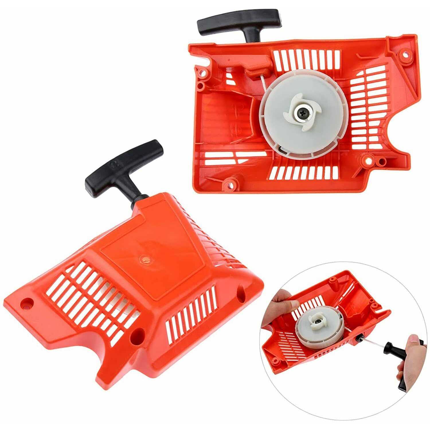 45cc 52cc 58cc Chainsaw Parts Single Recoil Pull Starter Assembly Chainsaw Spares for Chinese Chainsaw 4500/5200/5800