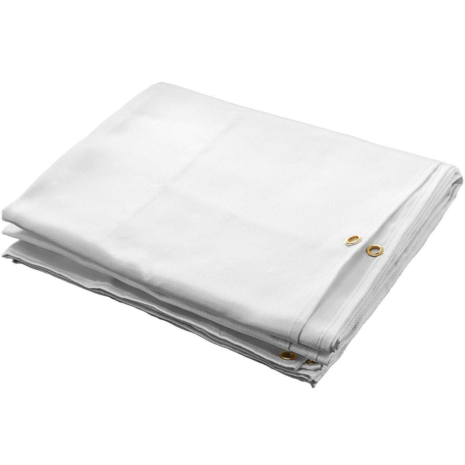 VEVOR Welding Blanket Fiberglass Blanket 8 x 10 ft Fire Retardant Blanket White HT8X10BS000000001V0