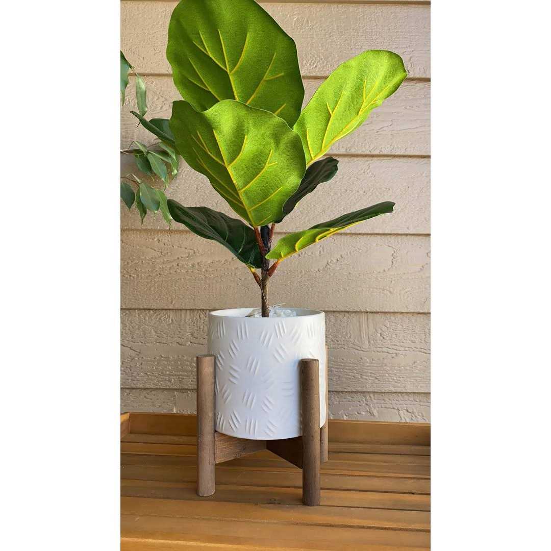 Benally 2-Piece Ceramic Pot Planter Mercury Row