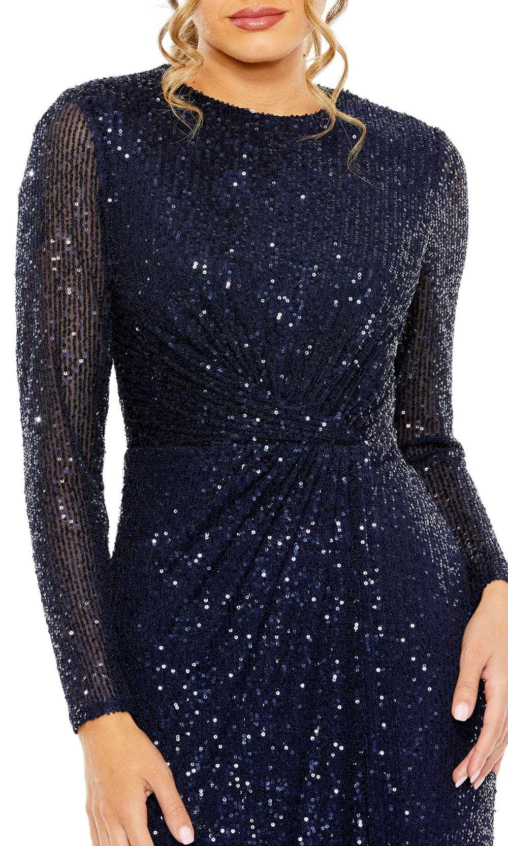 Floor Length Sequin Evening Gown