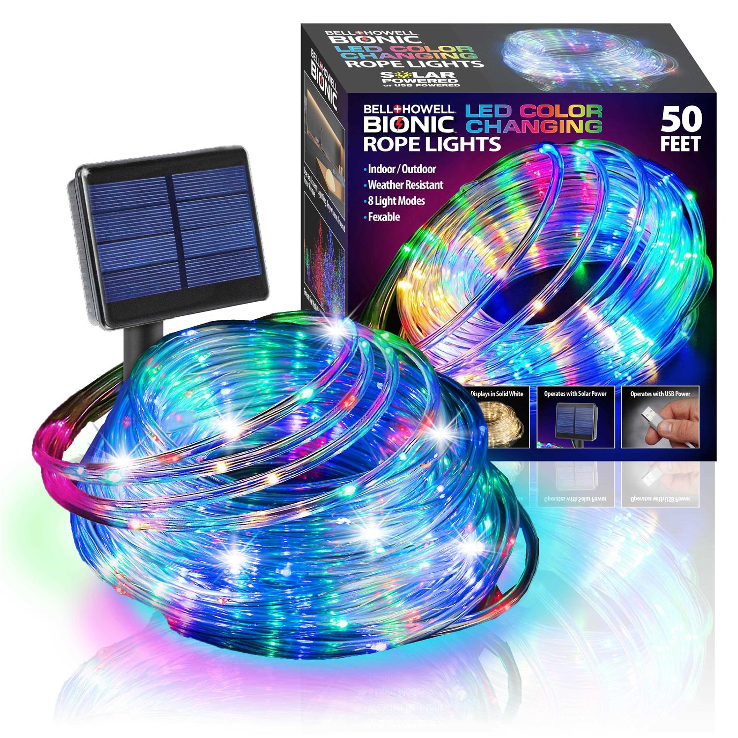 Bell + Howell Bionic LED Color Changing Rope Lights