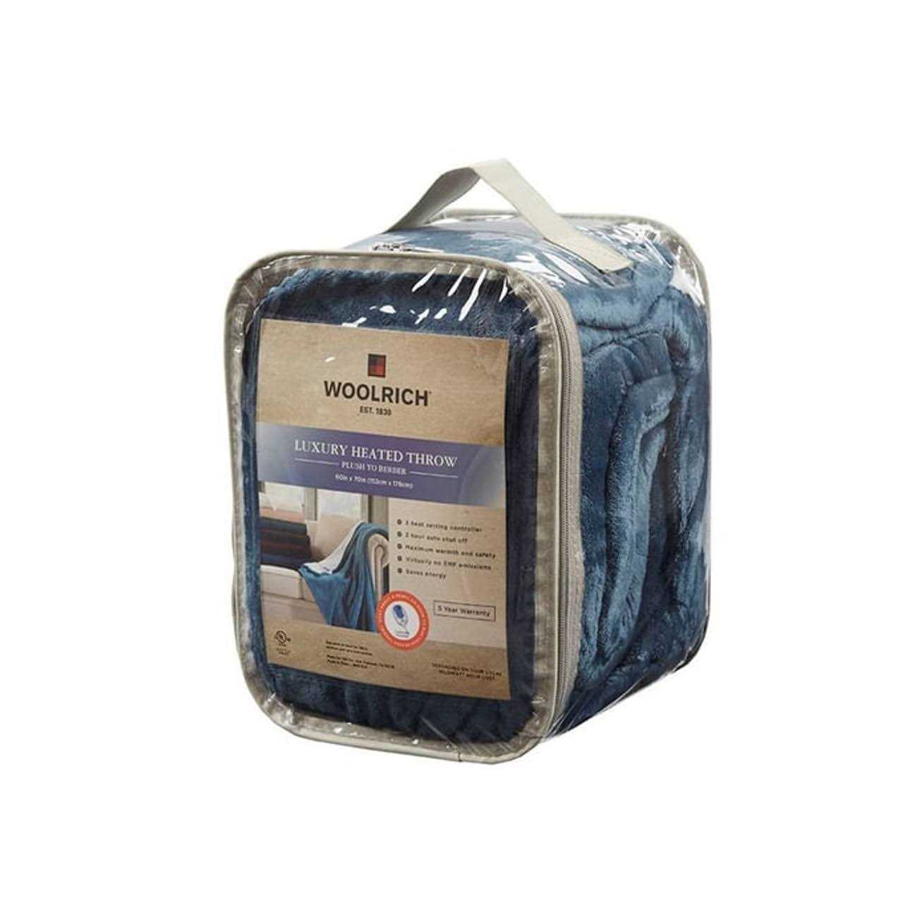 Woolrich Heated Plush to Berber Throw