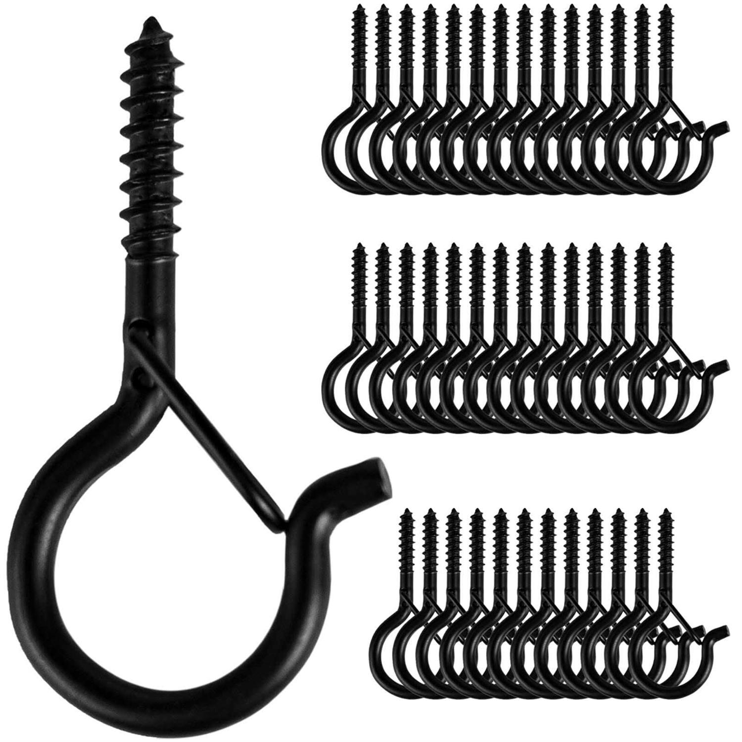 Beheno 20 PCS Q-Hanger Screw Hooks for Outdoor String Lights