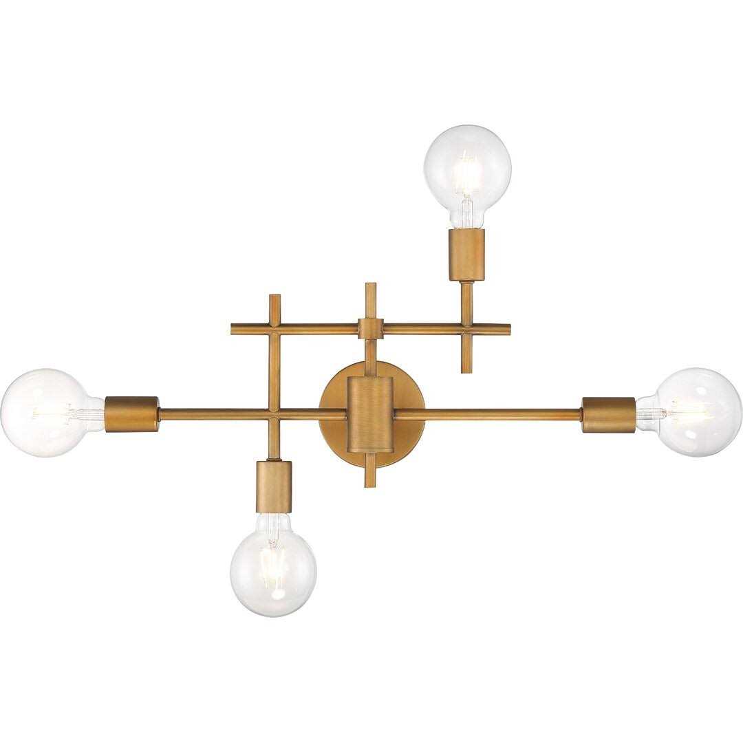 4-Light Dimmable Vanity Light Mercury Row Finish