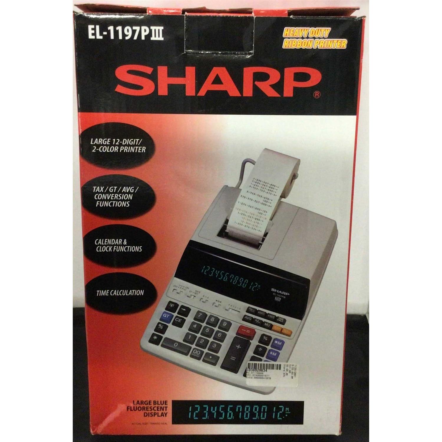 Sharp Printing Calculator EL1197PIII