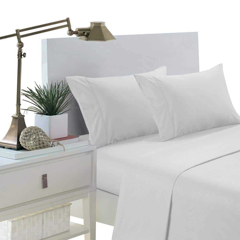 600 Thread Count Stripe Sheet Set Single