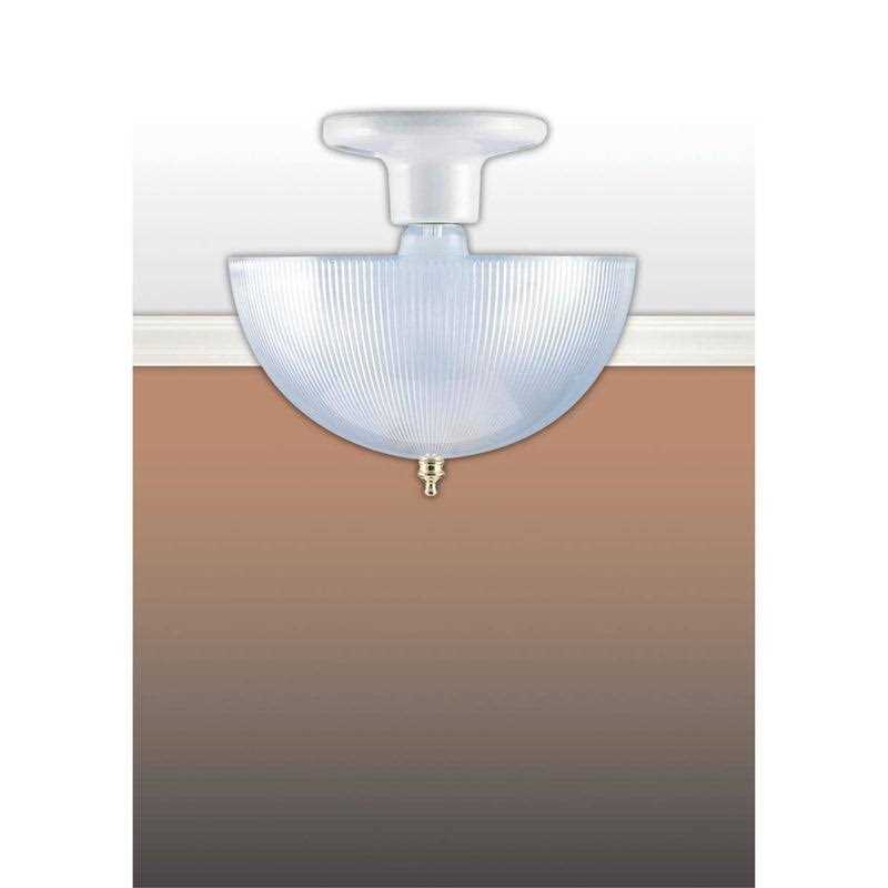 Westinghouse Acrylic Prismatic Dome Clip-On Shade