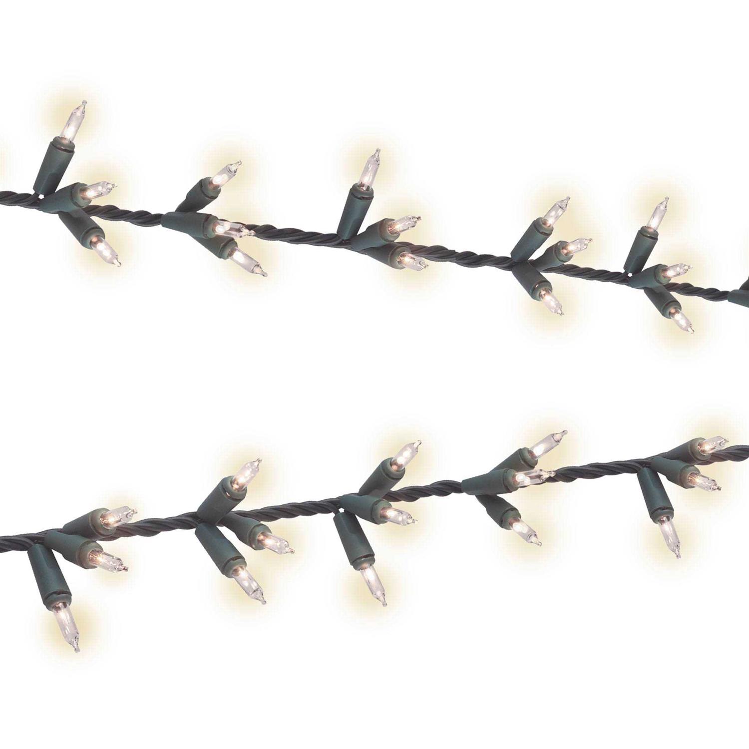 Sylvania Stay-Lit Platinum Warm White LED Cluster Strings Lights