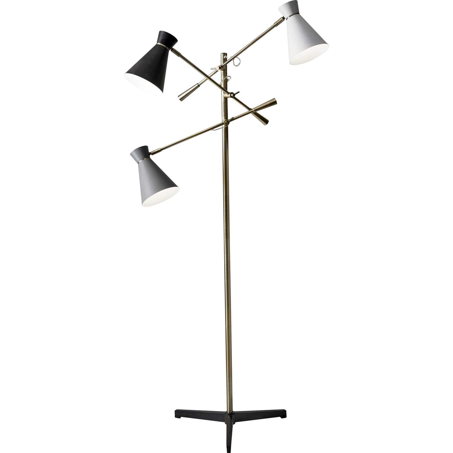 Adesso Lyle 3-Arm Floor Lamp