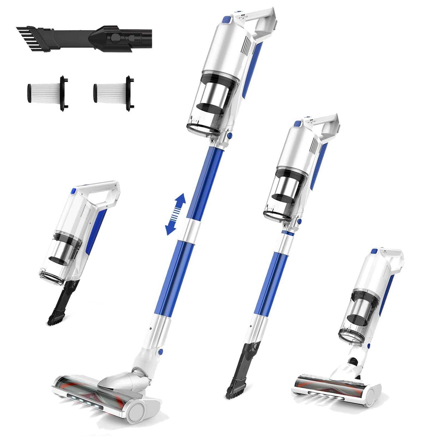 Whall Cordless Vacuum Cleaner Upgraded 25Kpa Suction 280W Brushless Motor 4