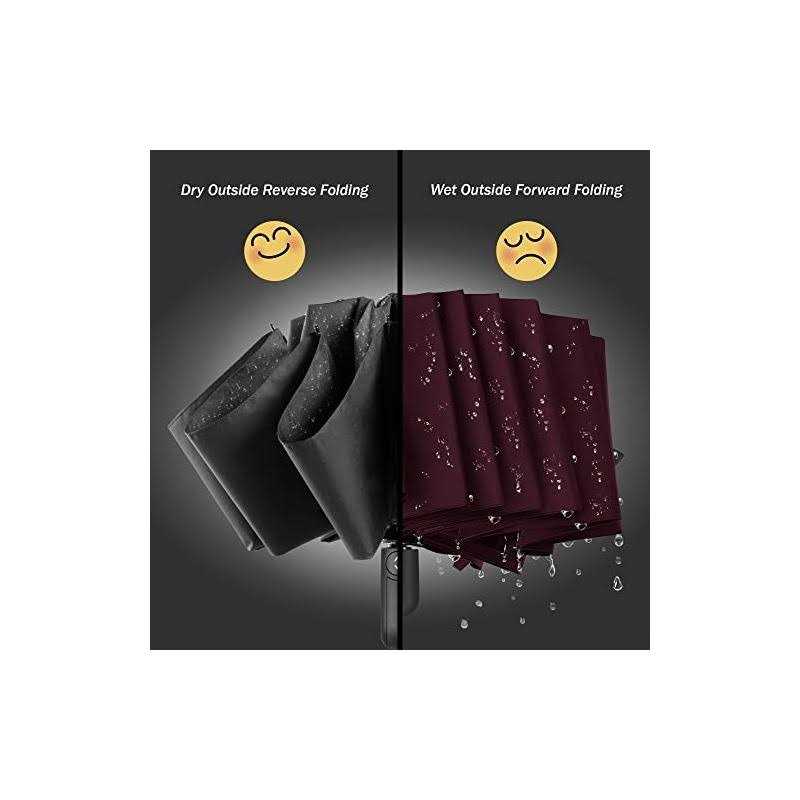 Chakipee Travel Umbrella Compact Windproof Portable Umbrellas for Rain and Sun