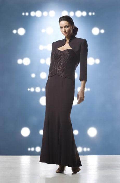 Sweetheart Neckline Gown with Bolero