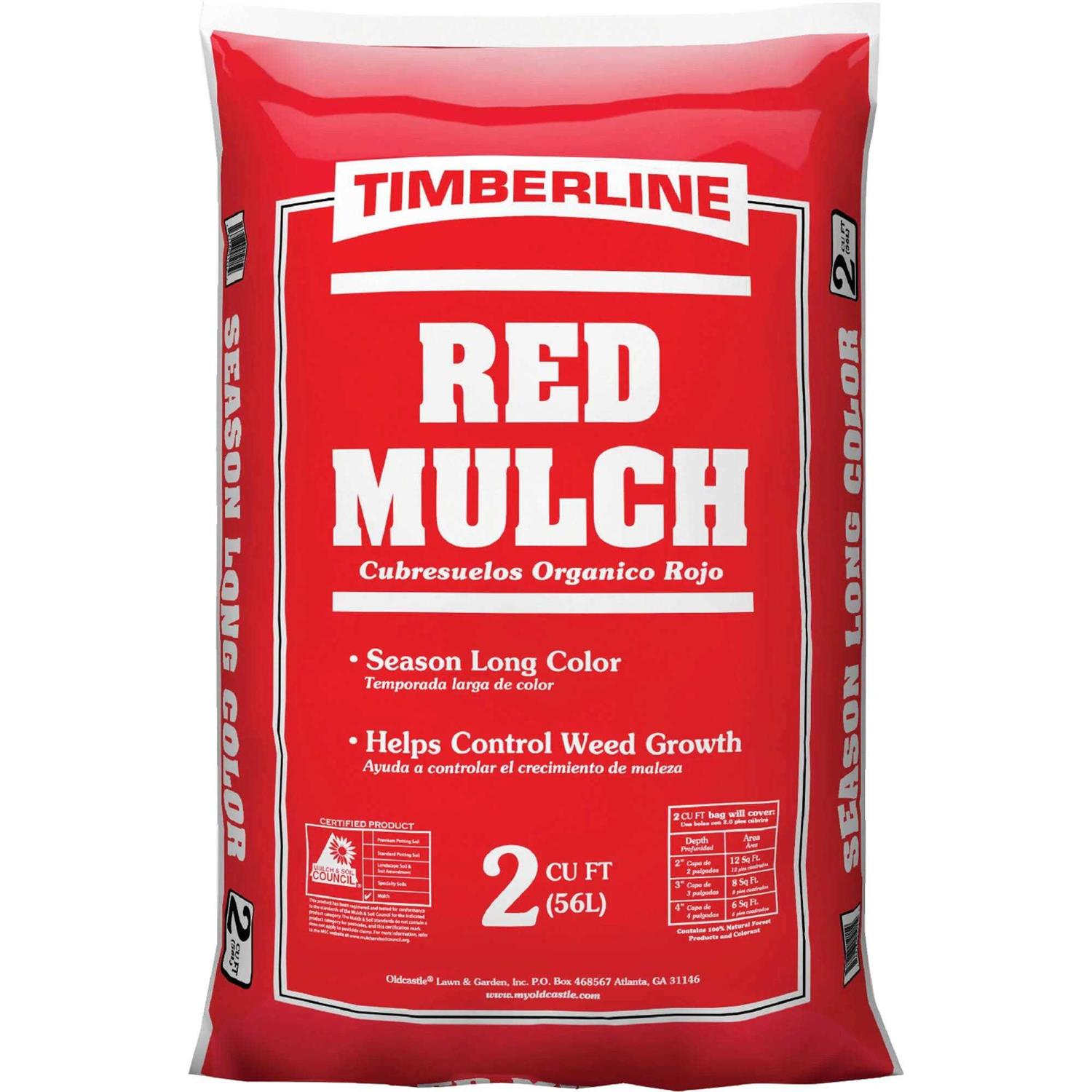 Timberline Mulch Red 2 cu ft