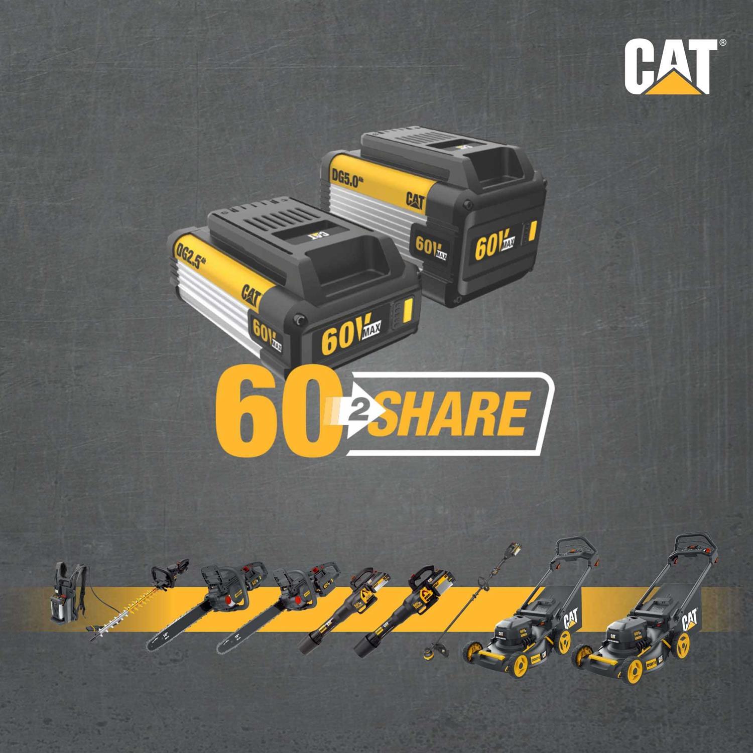 Cat 60V 800 CFM 170 MPH Brushless Leaf Blower DG651