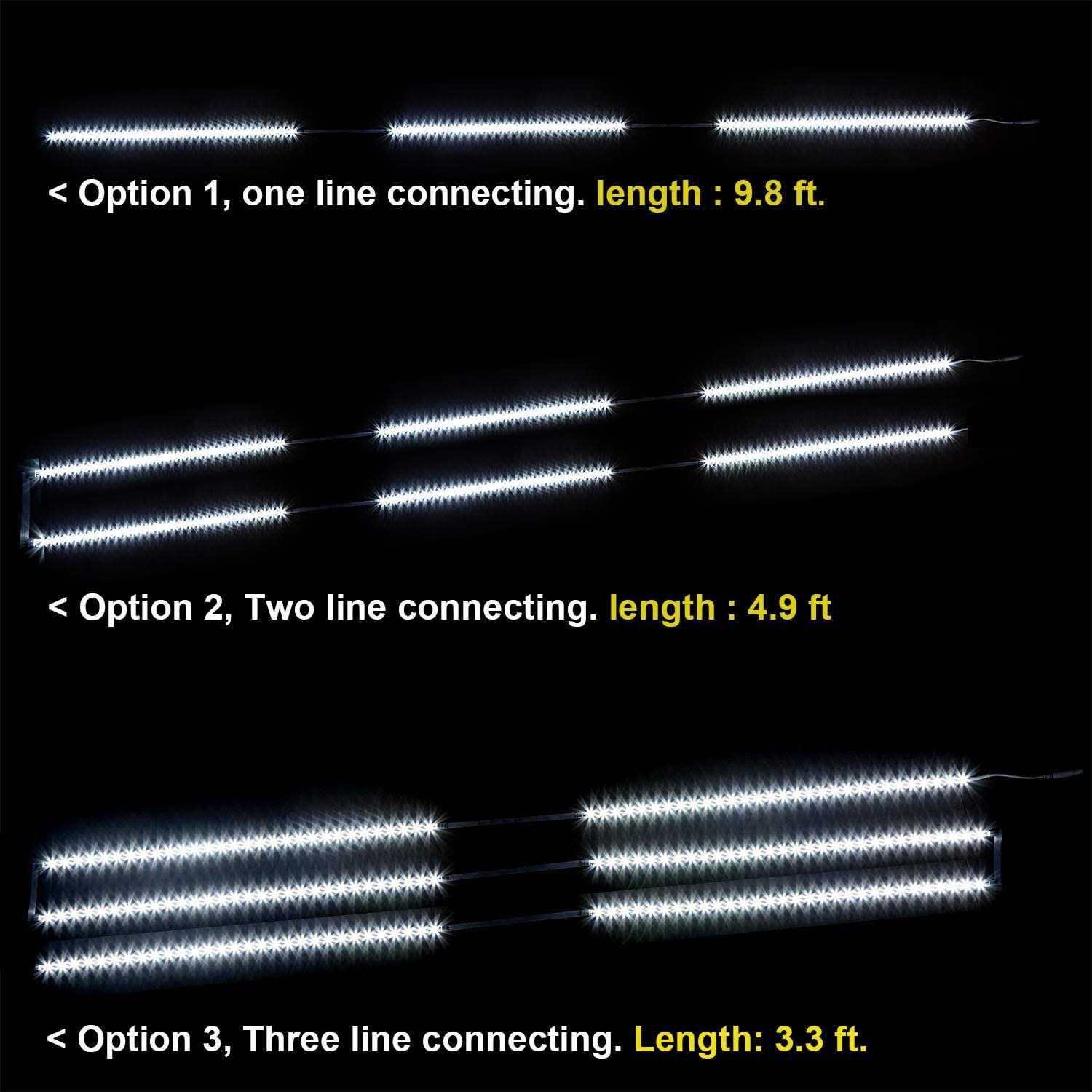 WOBANE Under Cabinet LED Lighting 6 PCS LED Strip Remote Control