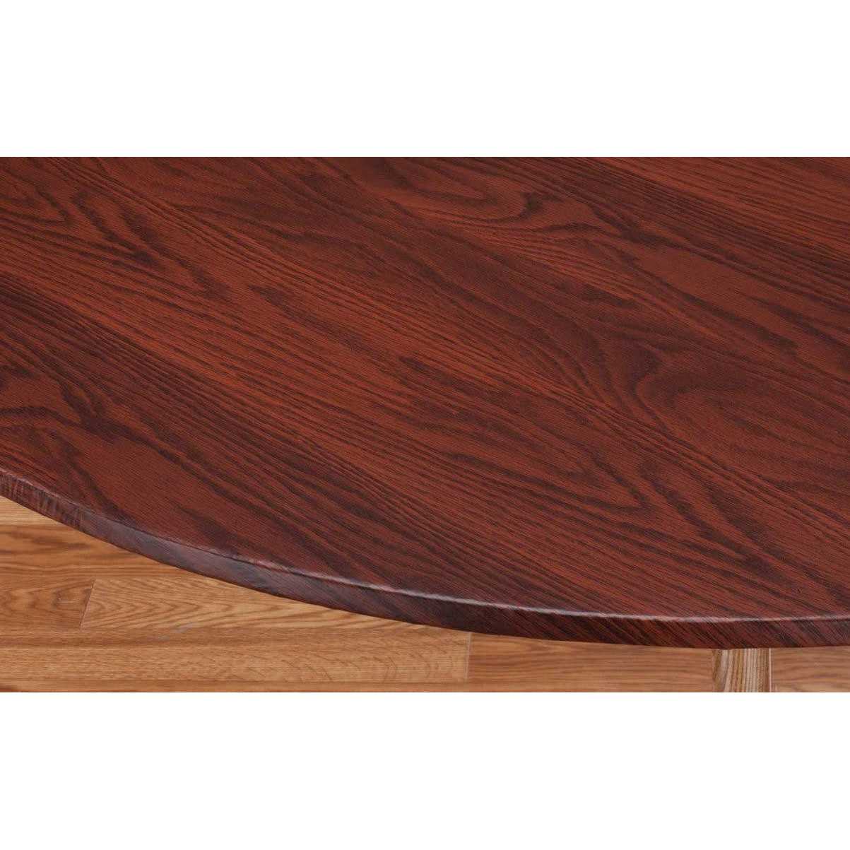 Wood Grain Vinyl Elasticized Table Cover
